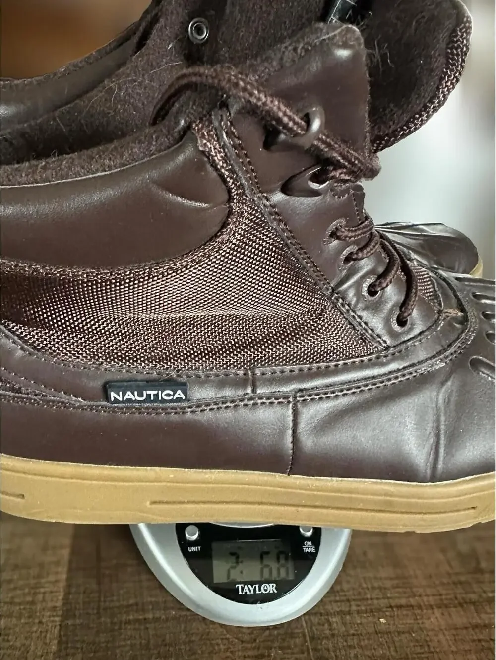 Nautica Men's Brown Duck Boot Sneakers - Rugged Style Meets Comfort